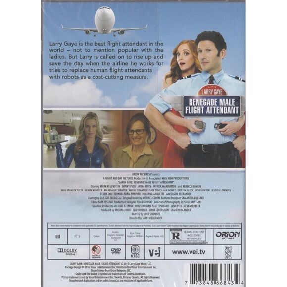Renegade Male Flight Attendant DVD Mark Feuerstien, Henry Winkler, Molly Shannon - Picture 3 of 3